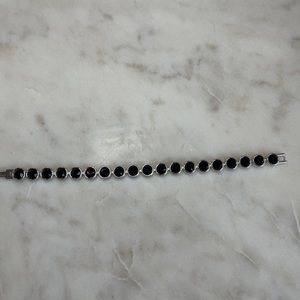 Swarovski touchstone crustal ice bracelet jetblack